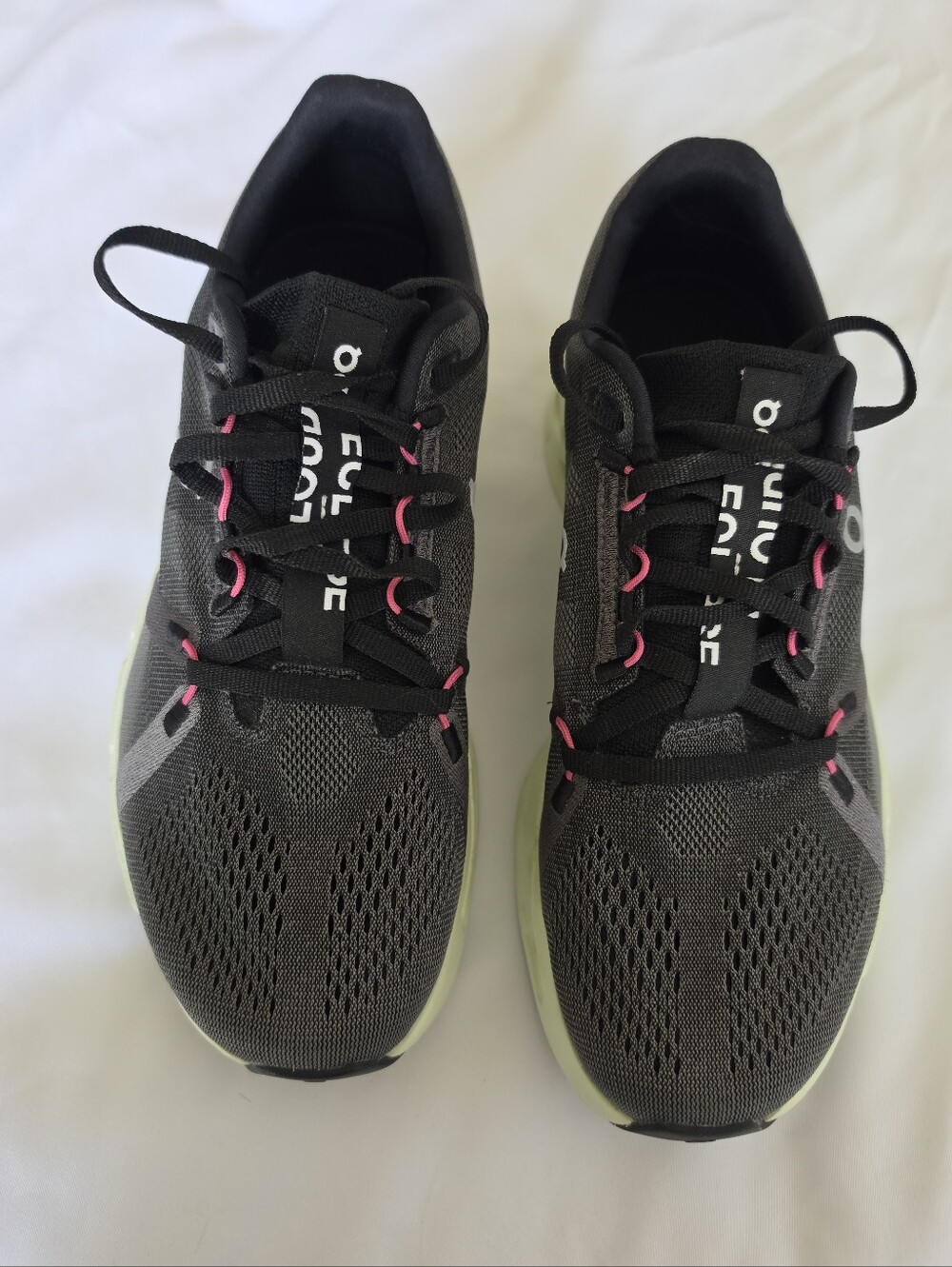 On Women's Cloudeclipse Running Shoes - Women's 10 B, Rock/Lima (Gray, Mint)